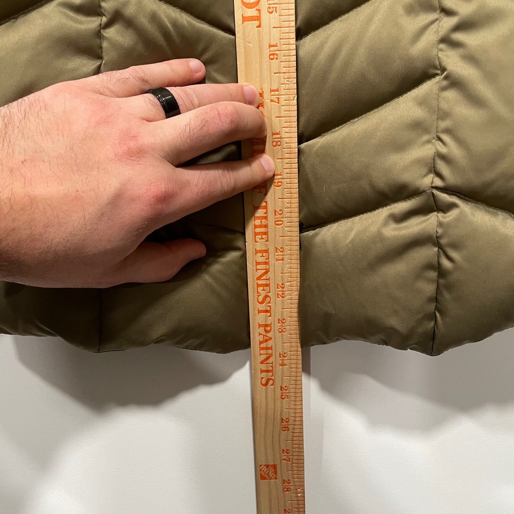 Eddie Bauer Women's Down Puffer Jacket Olive Green XS EB550 Fill - Picture 9 of 11
